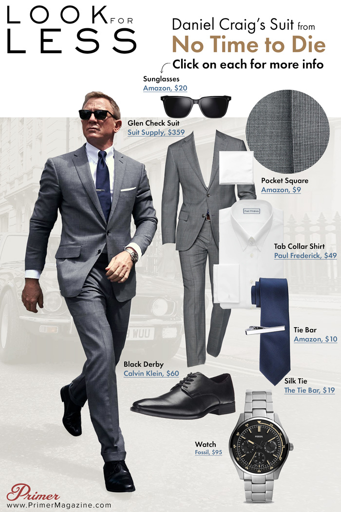 Look For Less Daniel Craig S Suit From No Time To Die Primer