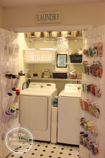 laundry closet organizer