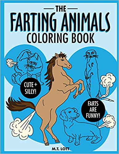 farting animals coloring book white elephant