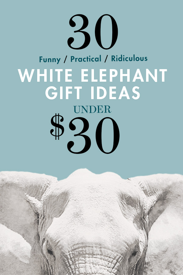 30 Perfect White Elephant Gift Ideas Under 30