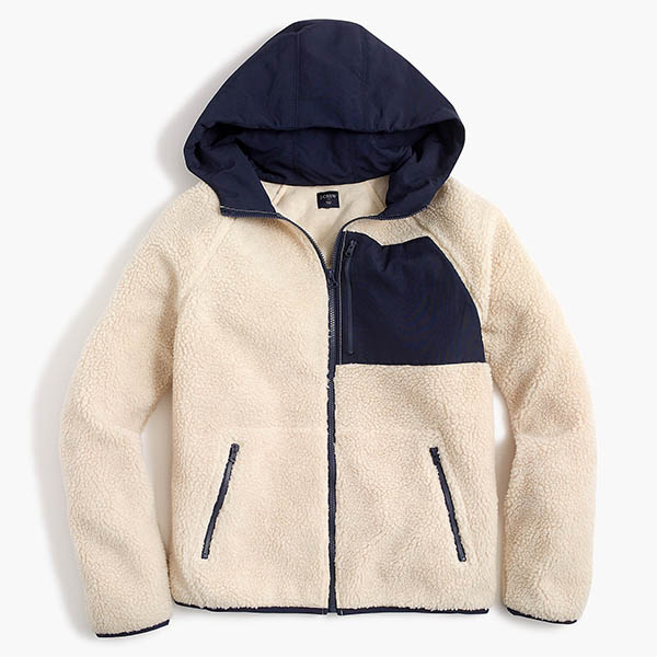sherpa hoodie