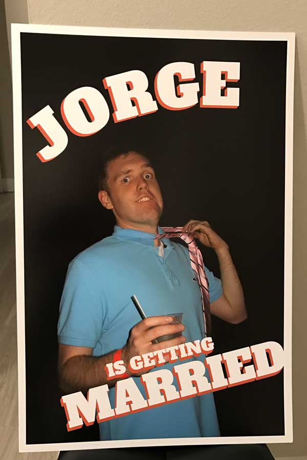 bachelor party poster