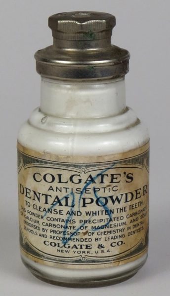 colgate dental powder 100 year old companies