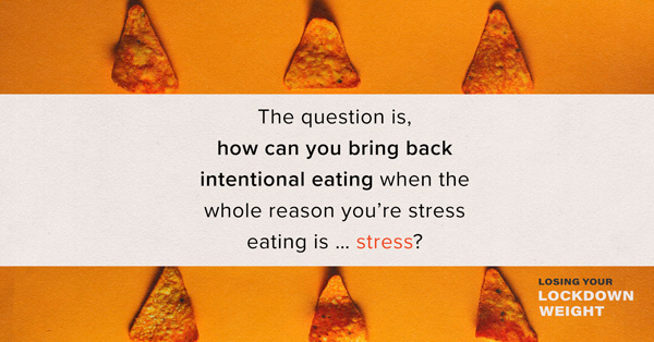 parando de comer estresse