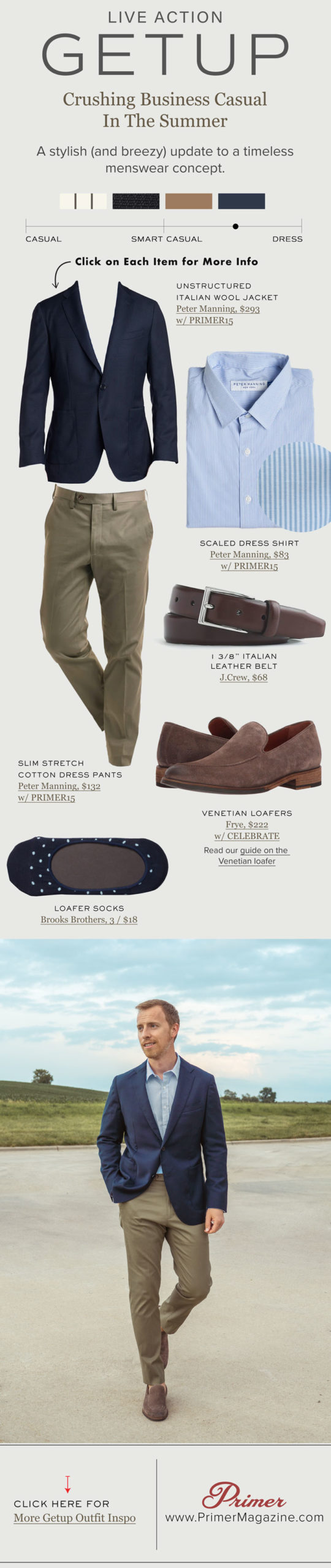 Live Action Getup Crushing Business Casual In The Summer Primer
