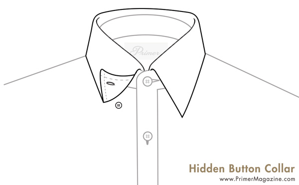 hidden button collar