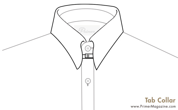 tab collar shirt