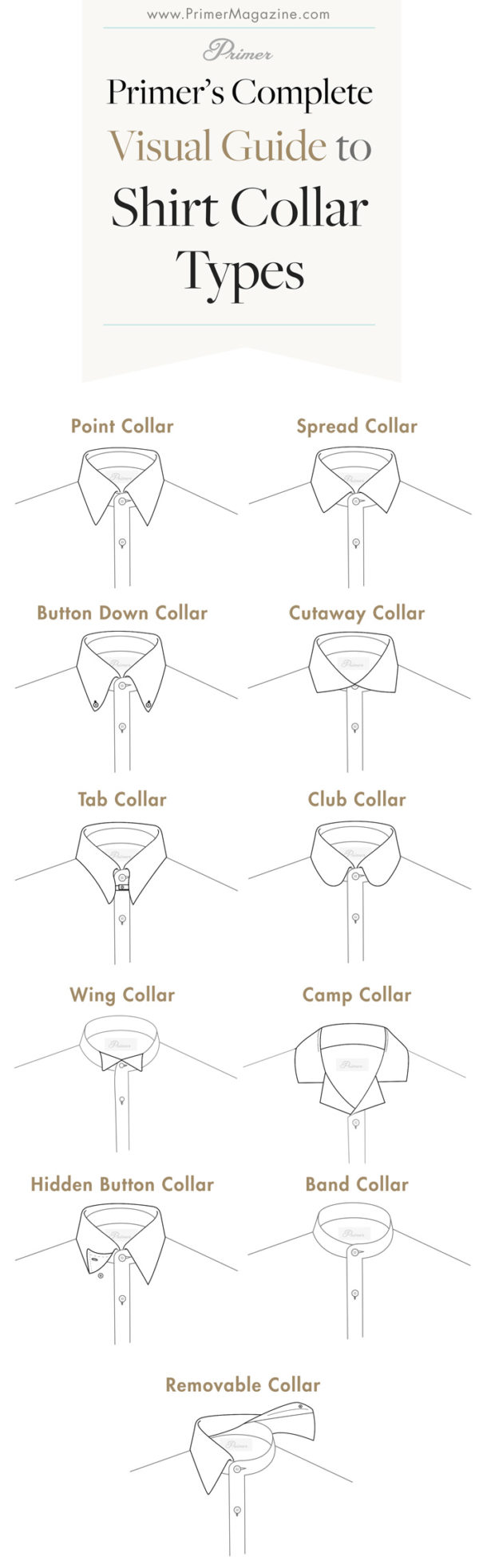 Types of Collars: A Complete Visual Guide [Photos & Infographics]