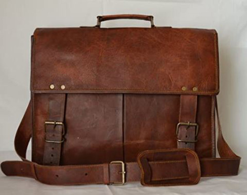 leather messenger