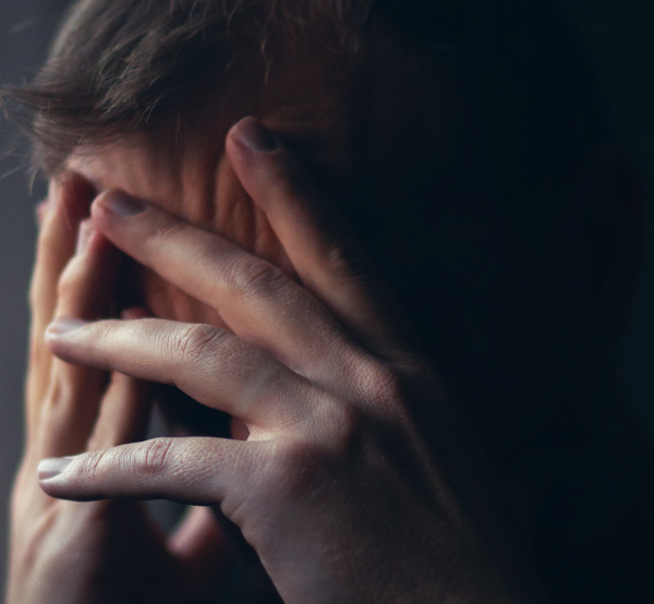 man with wedding ring line on finger divorce