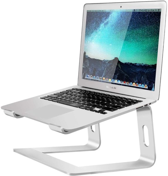 laptop stand with laptop from soundance store