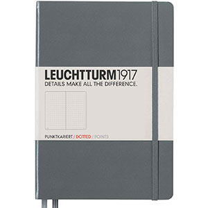 notebook with grey cover from leuchtturm 1917