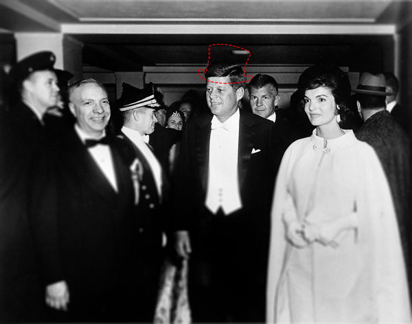 kennedy inauguration without hat