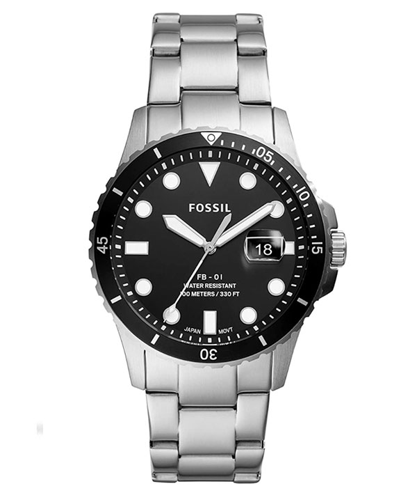 fossil fb-01 steel watch