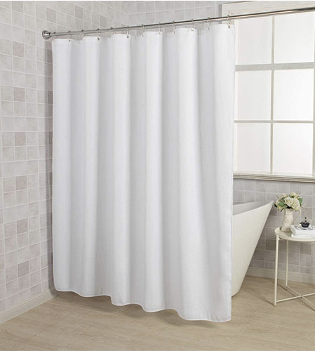 quality waffle weave shower curtain from amazon