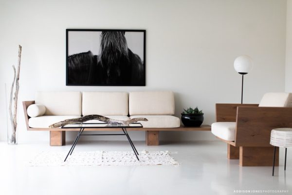 modern minimalist style living room decor