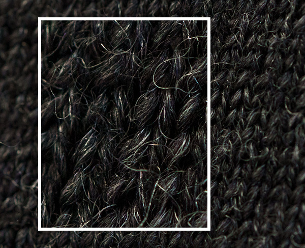 close up of merino wool