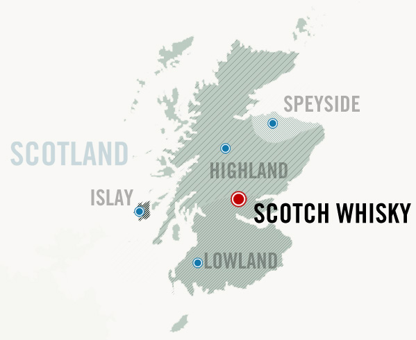 scotland map of scotch regions