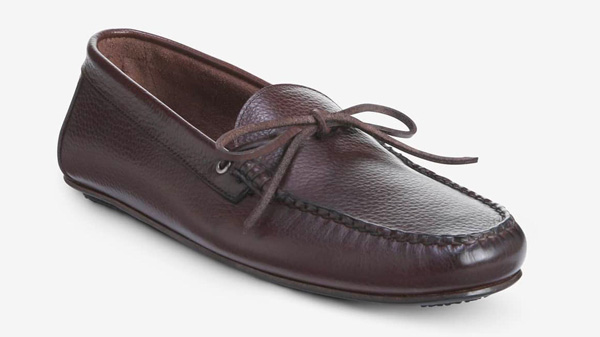 allen edmonds leather slip on loafer shoes for men