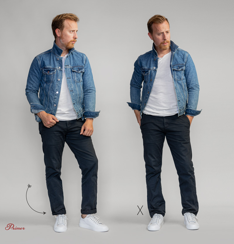 knoglebrud omhyggeligt skære ned How to Wear Sneakers Smart Casual Without Looking Sloppy + 5 Outfit  Examples! | Primer