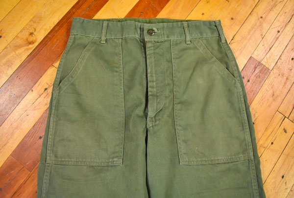 og 107 army pant pockets