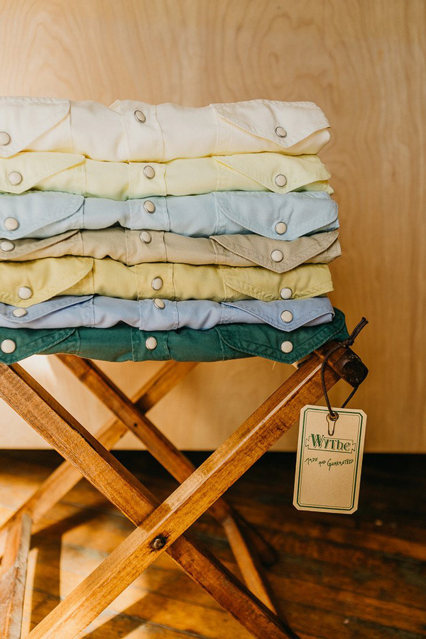 wythe shirts stacked