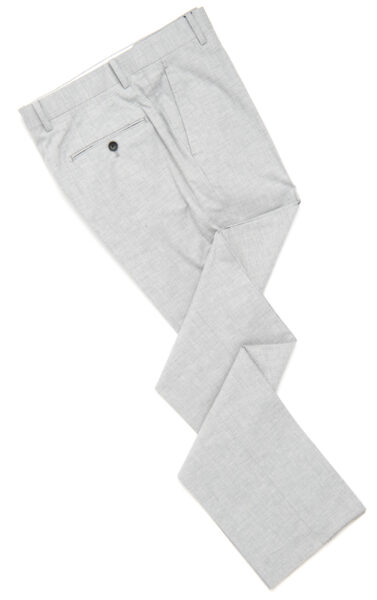 grey cotton trousers
