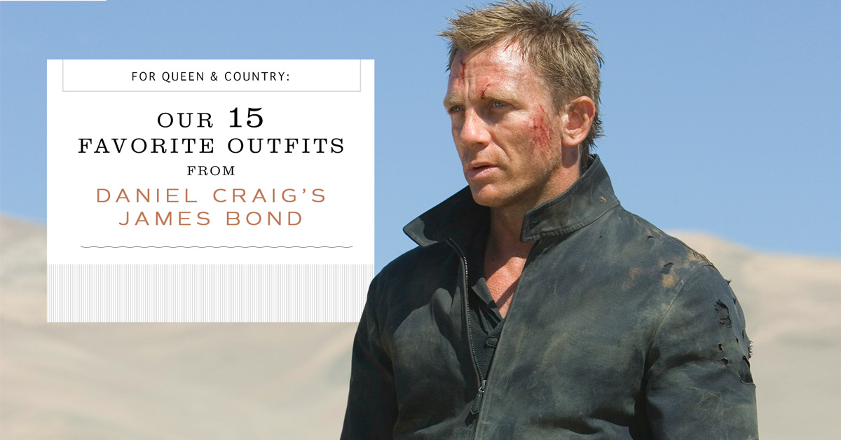 Our 15 Favorite Outfits from Daniel Craig’s James Bond