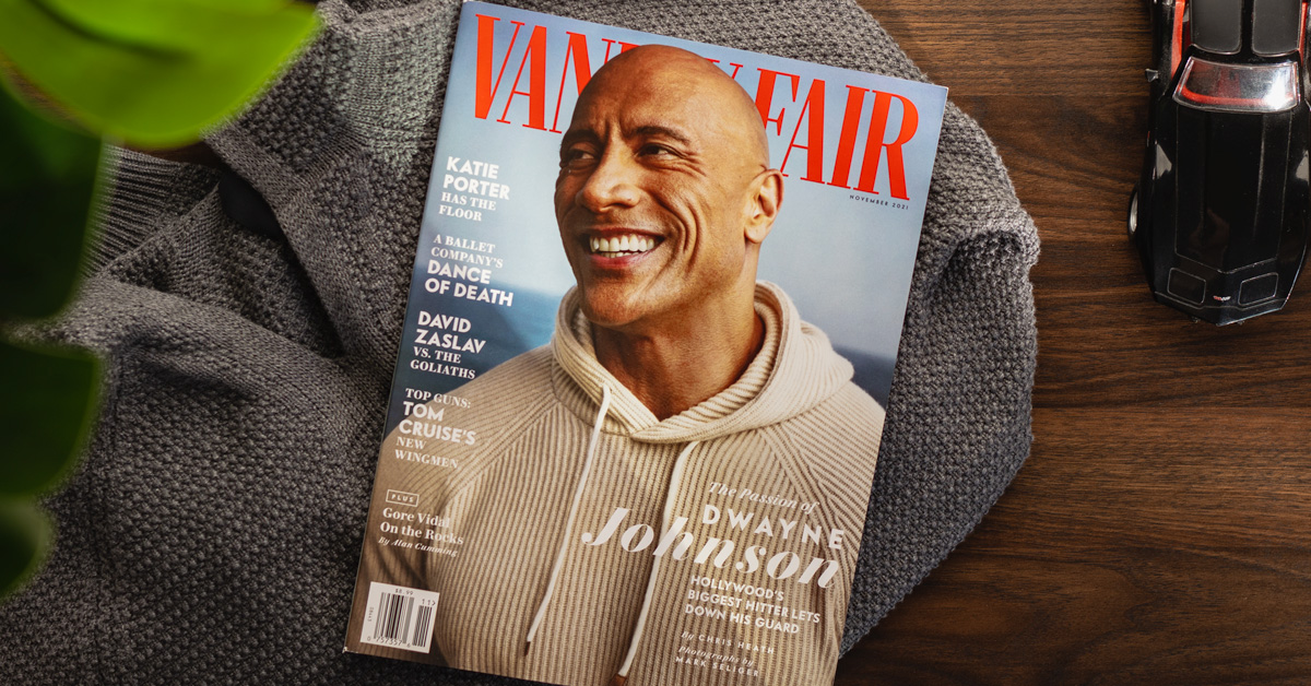 For $3,000 You Too Can Look As Good in a Hoodie As Dwayne Johnson on the Cover of Vanity Fair