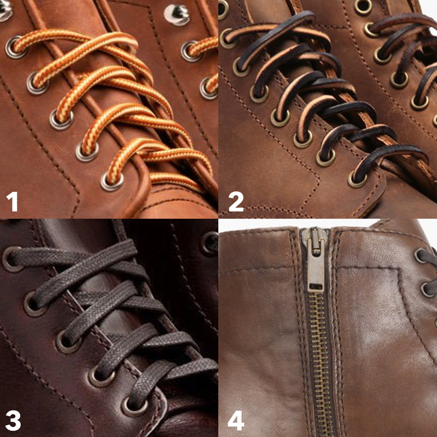 boot lace styles