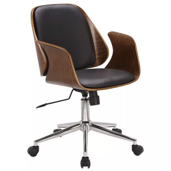 image of a brown and black office chair