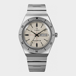 image of a stainless steel watch