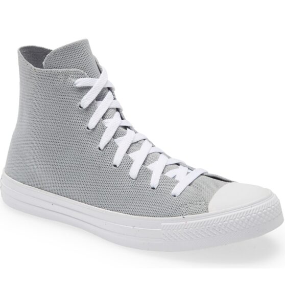 image of gray and white chuck taylor high top sneaker shoes