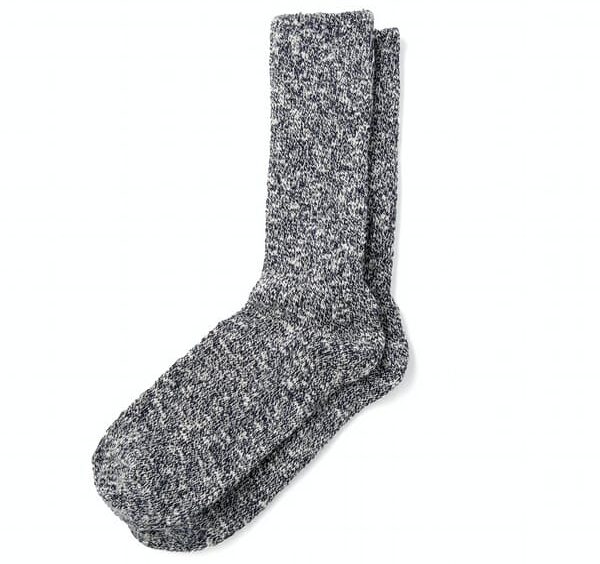 image of gray marled socks