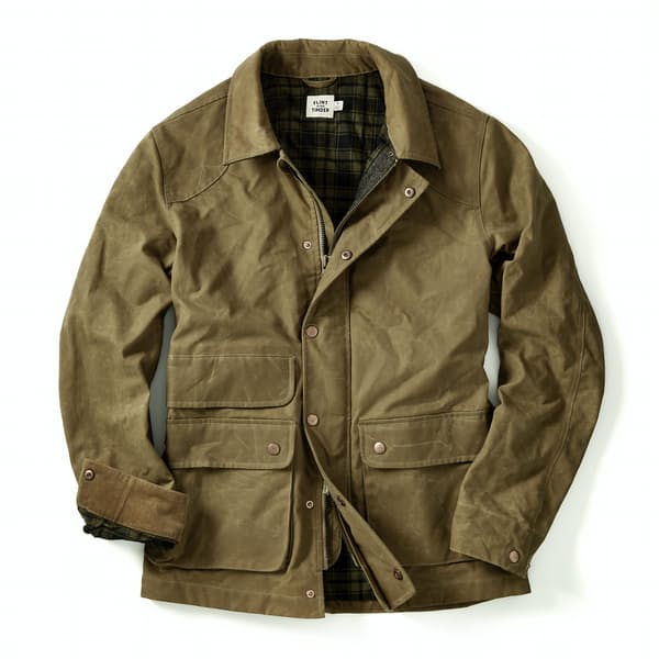 image of waxed flannel jacket
