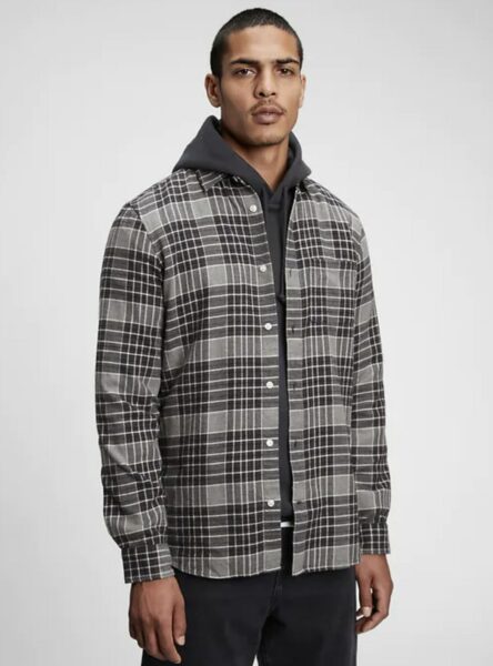 image of a man wearing a plaid jacket