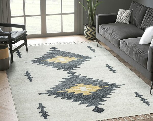 gambar karpet lantai gaya kontemporer barat daya