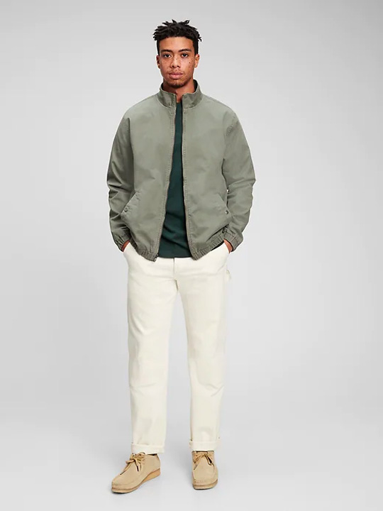 image of a green coach jacket
