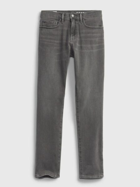 image of grey slim jeans