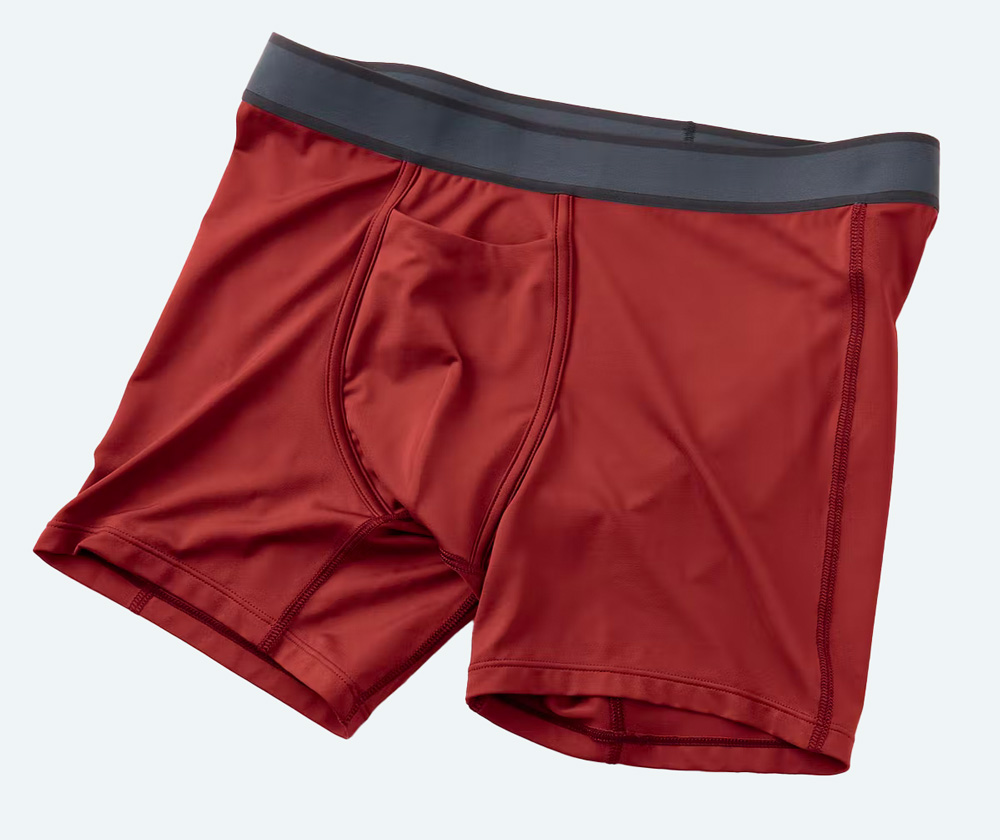 proof boxer brief in red