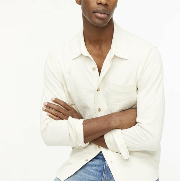 image of a white button down shirt