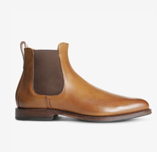 image of a walnut brown chelsea dress boot