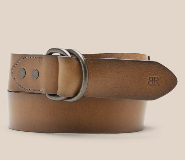 image of a brown leather belt