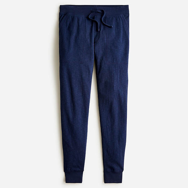 image of navy blue jogger pants