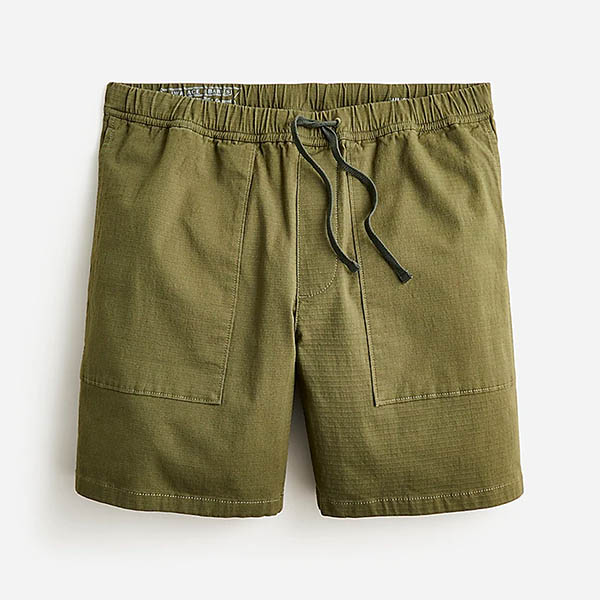 image of olive green shorts