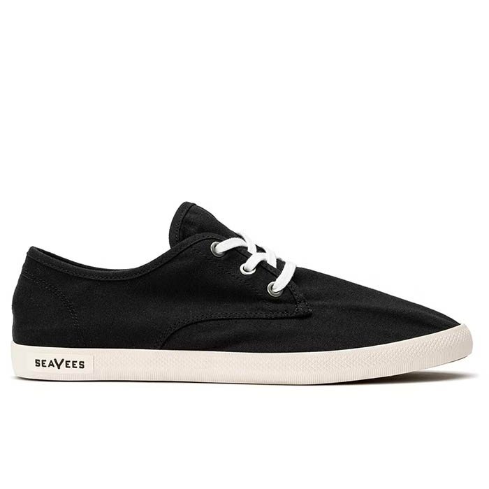 image of a low top canvas black shoe sneaker