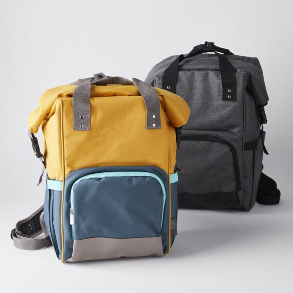 image of two portable backpack coolers