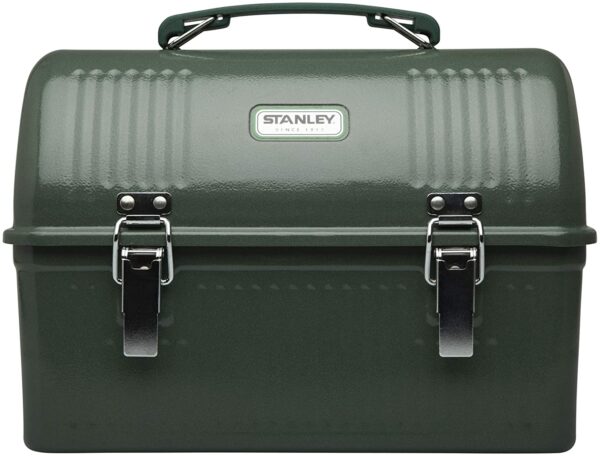 image of a green stainless steel lunch box