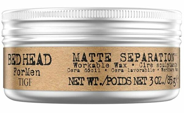 image of a round tin of hair styling wax