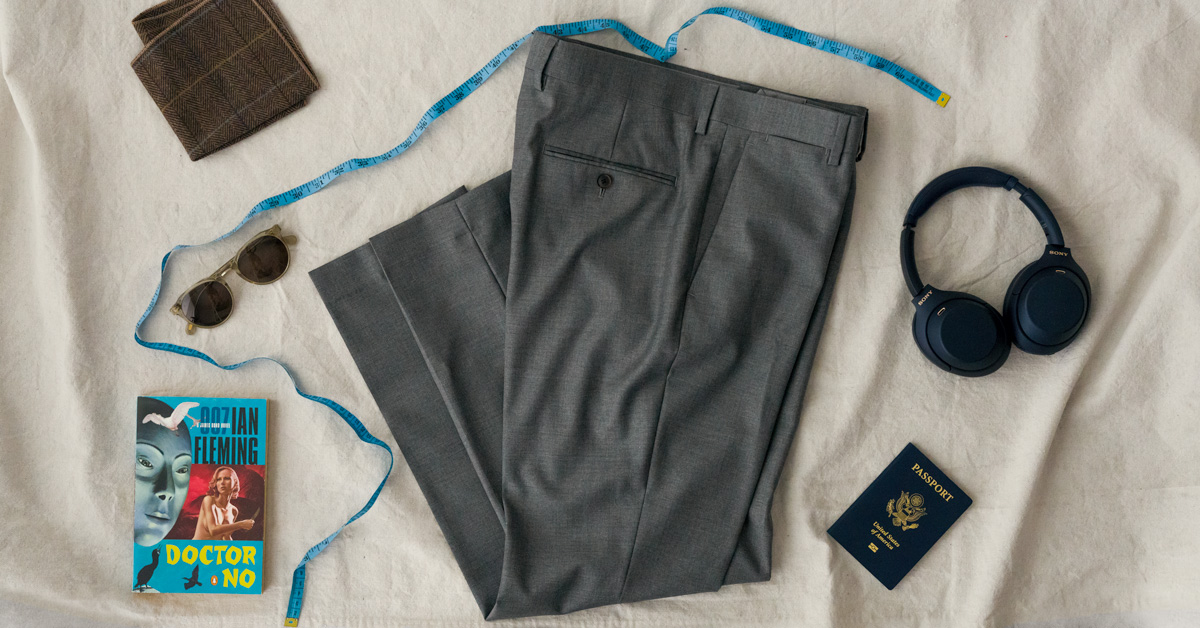 ​​In Person: Amazon Buttoned Down Wool Dress Pants Review